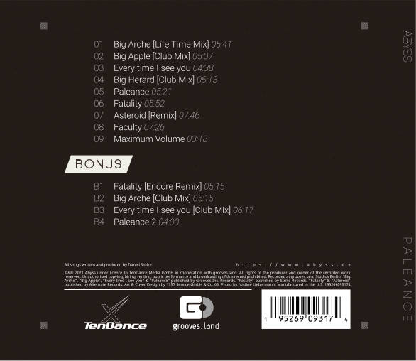 DJ Abyss [CD Album] Paleance