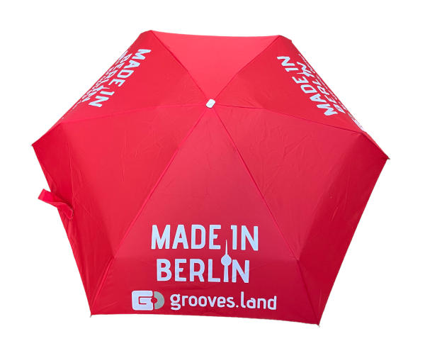 Grooves.Land Mini 5 Folding Umbrella - Made In Berlin