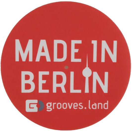 Grooves.Land Slipmat - Logo: Made in Berlin
